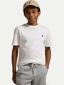 Polo Ralph Lauren T-Shirt Ss Cn 323832904035 Biały Regular Fit