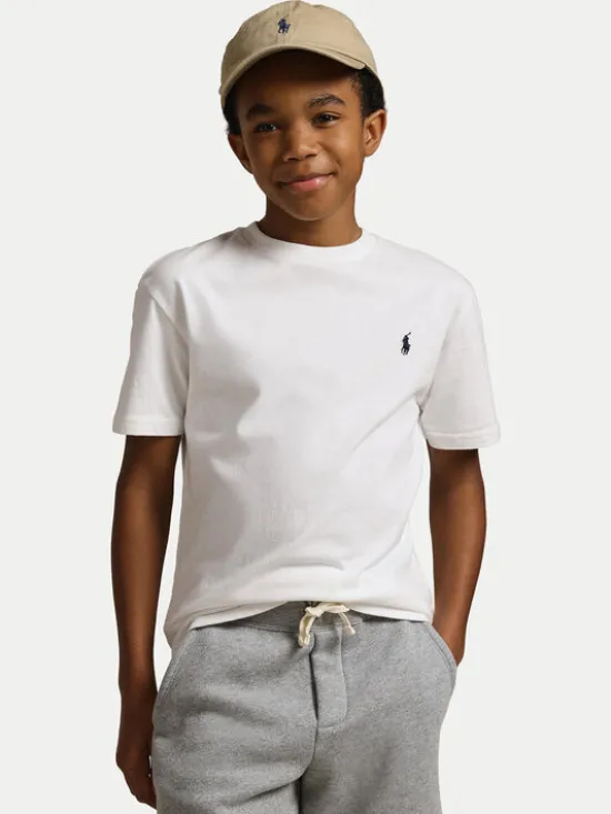 Polo Ralph Lauren T-Shirt Ss Cn 323832904035 Biały Regular Fit