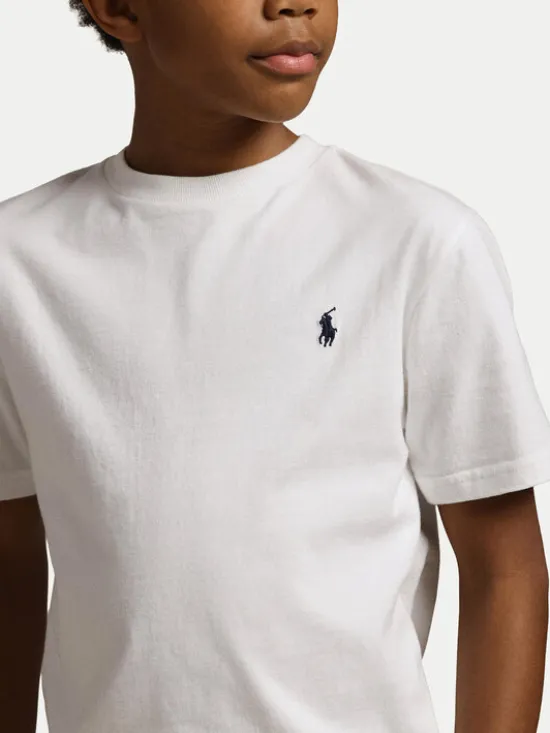 Polo Ralph Lauren T-Shirt Ss Cn 323832904035 Biały Regular Fit