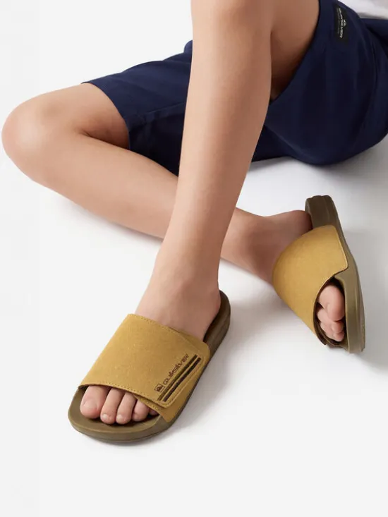 Quiksilver Klapki EO-POCHI SUEDE CQ10164YT Beżowy