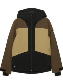 Quiksilver Kurtka narciarska Ambition EQBTJ03213 Brązowy Regular Fit