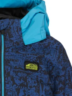 Quiksilver Kurtka narciarska Little Mission EQKTJ03026 Granatowy Regular Fit