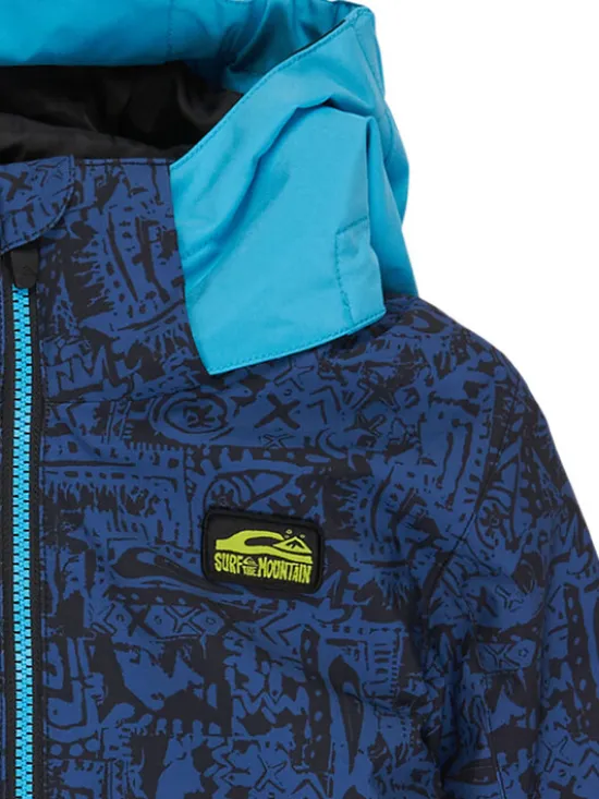 Quiksilver Kurtka narciarska Little Mission EQKTJ03026 Granatowy Regular Fit