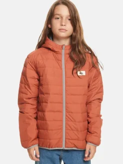Quiksilver Kurtka przejściowa Scaly Jckt EQBJK03275 Pomarańczowy Regular Fit