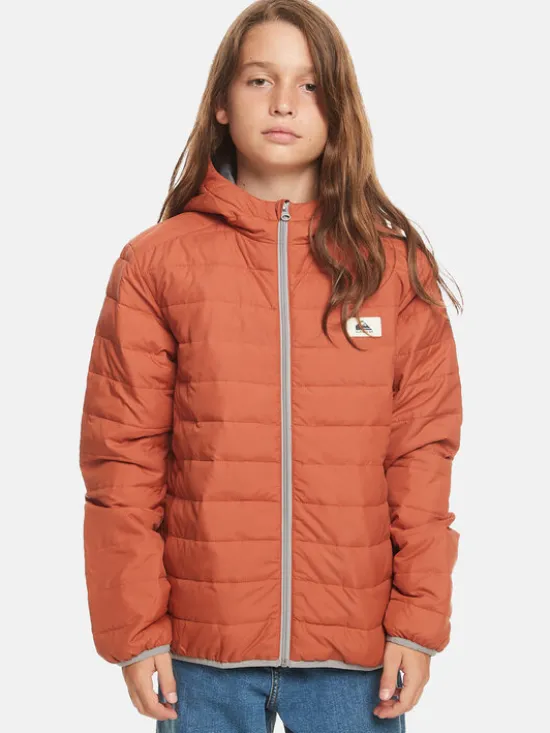 Quiksilver Kurtka przejściowa Scaly Jckt EQBJK03275 Pomarańczowy Regular Fit