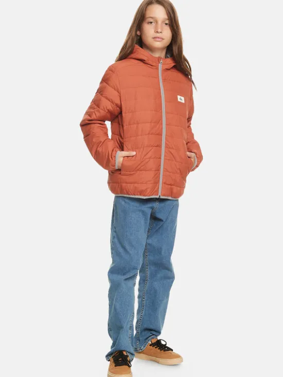 Quiksilver Kurtka przejściowa Scaly Jckt EQBJK03275 Pomarańczowy Regular Fit