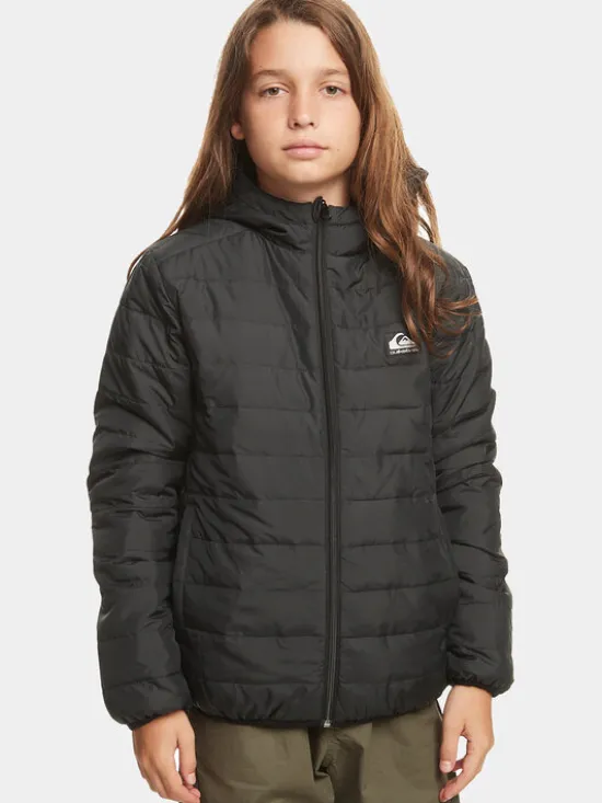 Quiksilver Kurtka przejściowa Scalyreversible Jckt EQBJK03276 Czarny Regular Fit