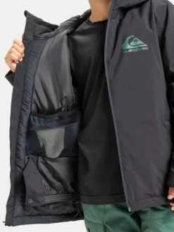 Quiksilver Kurtka snowboardowa Mission EQBTJ03230 Czarny Regular Fit