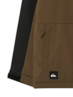Quiksilver Kurtka snowboardowa Mission EQBTJ03180 Brązowy Regular Fit
