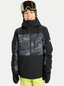 Quiksilver Kurtka snowboardowa Side Hit EQBTJ03220 Czarny Regular Fit