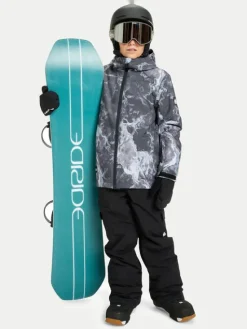 Quiksilver Kurtka snowboardowa Mission Printed EQBTJ03223 Szary Regular Fit