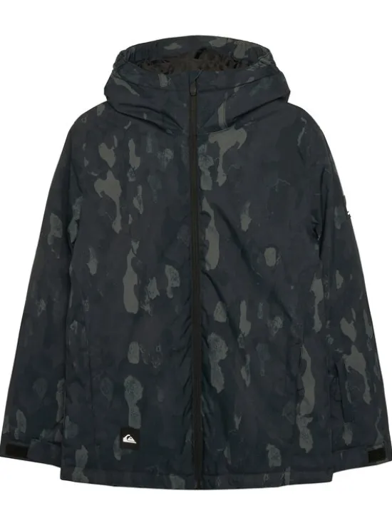 Quiksilver Kurtka snowboardowa Mission EQBTJ03199 Szary Regular Fit