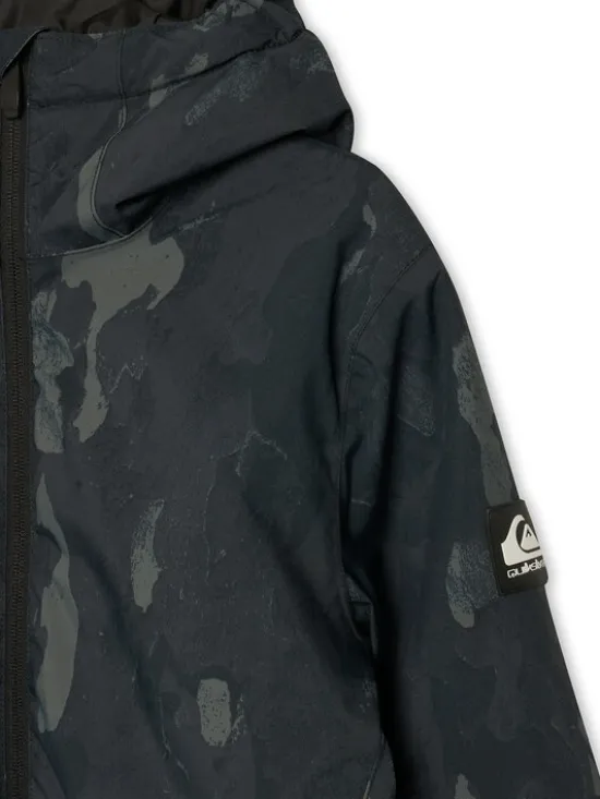 Quiksilver Kurtka snowboardowa Mission EQBTJ03199 Szary Regular Fit