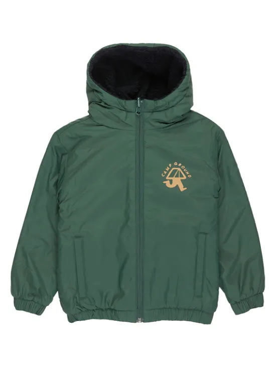 Quiksilver Kurtka zimowa Reversible All Seas EQKJK03129 Zielony Regular Fit