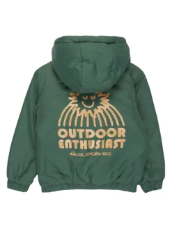 Quiksilver Kurtka zimowa Reversible All Seas EQKJK03129 Zielony Regular Fit