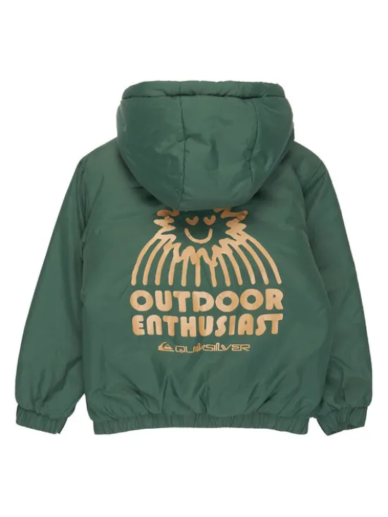 Quiksilver Kurtka zimowa Reversible All Seas EQKJK03129 Zielony Regular Fit