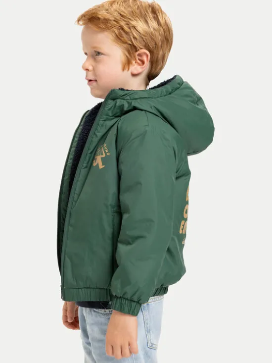 Quiksilver Kurtka zimowa Reversible All Seas EQKJK03129 Zielony Regular Fit