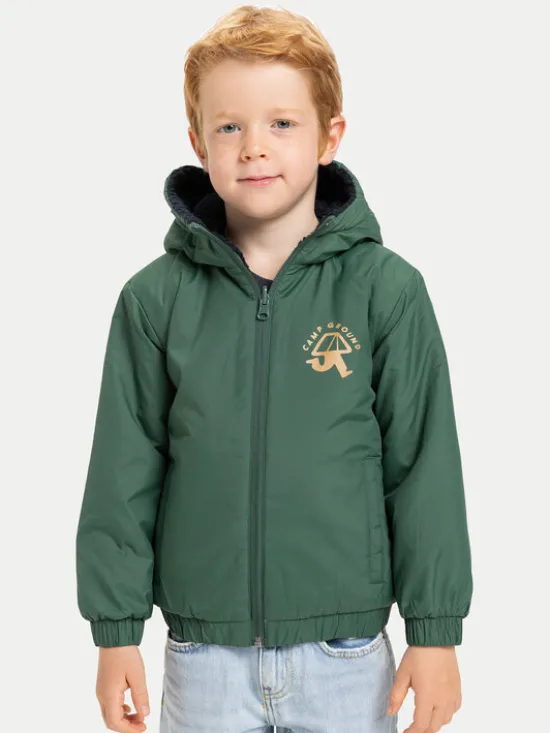 Quiksilver Kurtka zimowa Reversible All Seas EQKJK03129 Zielony Regular Fit