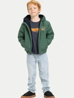 Quiksilver Kurtka zimowa Reversible All Seas EQKJK03129 Zielony Regular Fit