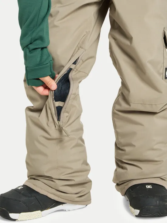 Quiksilver Spodnie snowboardowe Porter EQBTP03058 Beżowy Regular Fit