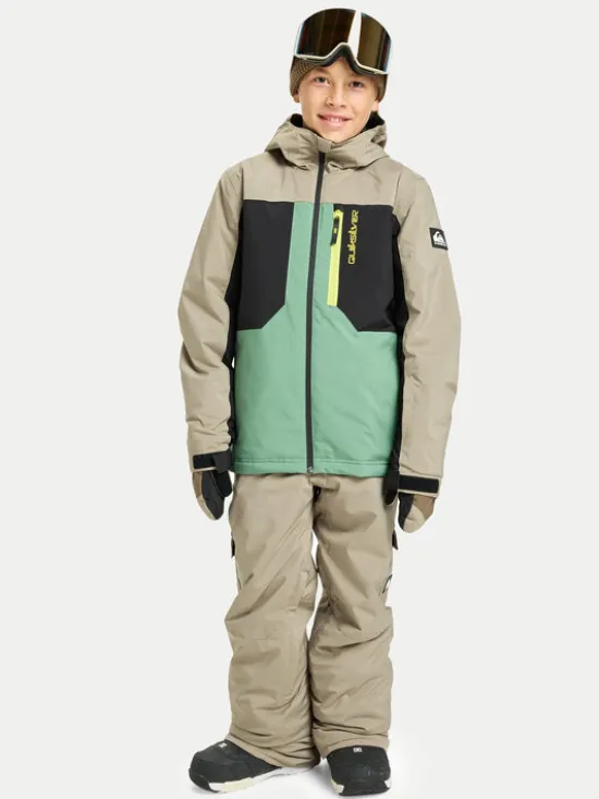 Quiksilver Spodnie snowboardowe Porter EQBTP03058 Beżowy Regular Fit