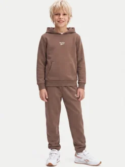 Reebok Komplet dresowy RK95228CCB Brązowy Regular Fit