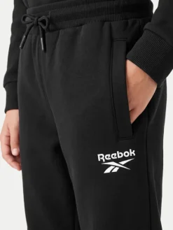 Reebok Komplet dresowy RK95228CCB Czarny Regular Fit