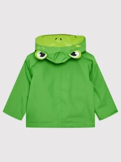 Regatta Kurtka przeciwdeszczowa Animal RKW264 Zielony Regular Fit