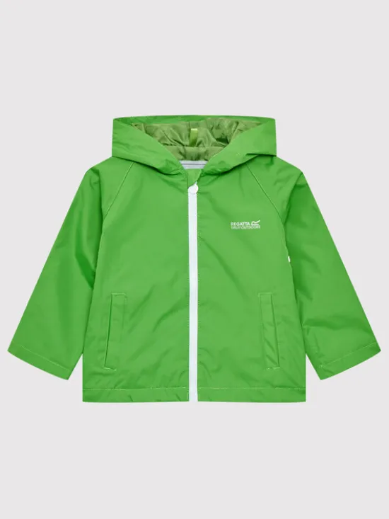 Regatta Kurtka przeciwdeszczowa Animal RKW264 Zielony Regular Fit