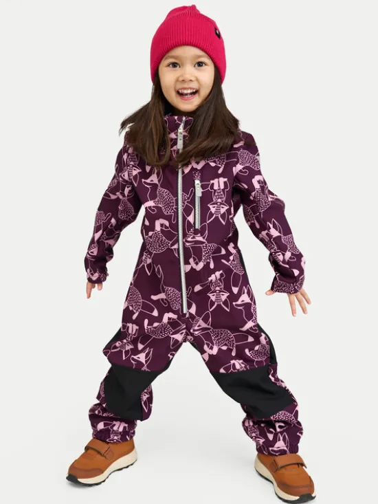 Reima Kombinezon softshell Nurmes 5100007C Fioletowy Regular Fit