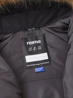 Reima Kombinezon zimowy Lappi 5100129C Czarny Regular Fit