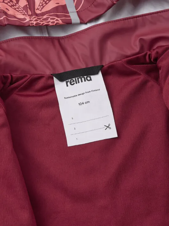 Reima Kombinezon zimowy Roiske 5100022A Czerwony Regular Fit