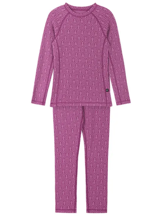 Reima Komplet bielizny termoaktywnej Taival 5200032A Fioletowy Slim Fit