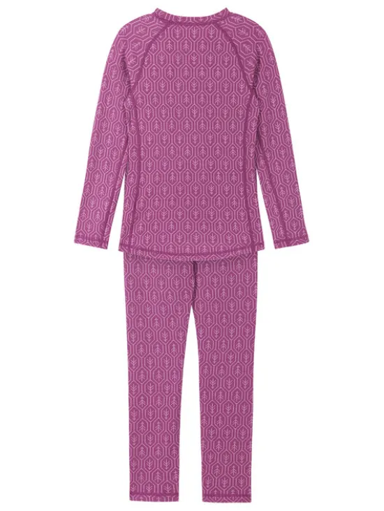 Reima Komplet bielizny termoaktywnej Taival 5200032A Fioletowy Slim Fit