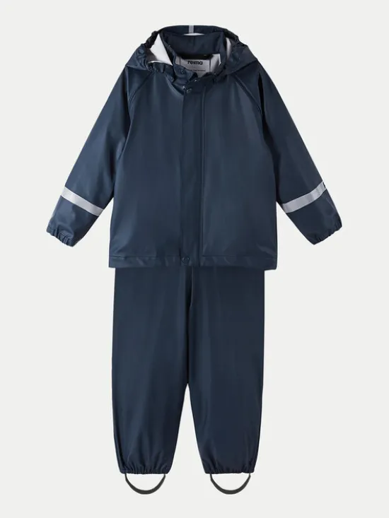 Reima Komplet przeciwdeszczowy Tihku 5100021A Granatowy Regular Fit