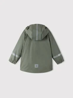 Reima Kurtka przeciwdeszczowa Lampi 5100023A Zielony Regular Fit