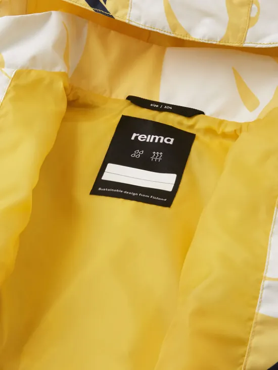 Reima Kurtka przeciwdeszczowa Anise 5100172B Żółty Regular Fit