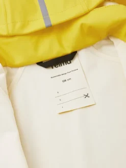 Reima Kurtka przeciwdeszczowa Lampi 5100023A Żółty Regular Fit