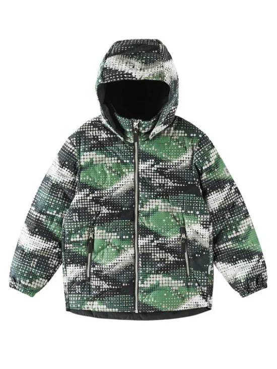 Reima Kurtka puchowa Fossila 5100058C Zielony Regular Fit