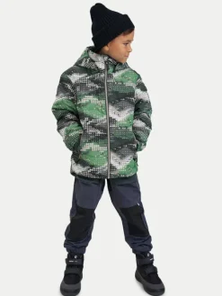 Reima Kurtka puchowa Fossila 5100058C Zielony Regular Fit
