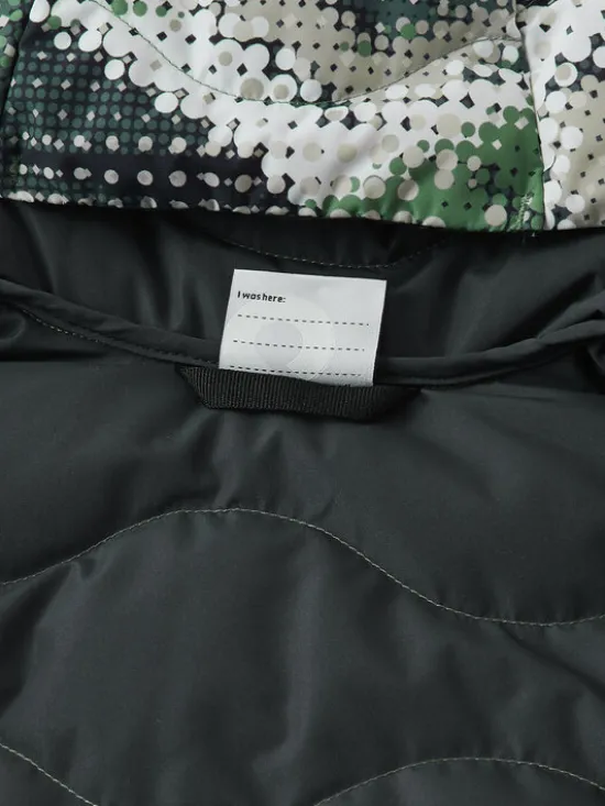 Reima Kurtka puchowa Fossila 5100058C Zielony Regular Fit