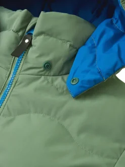 Reima Kurtka puchowa Fossila 5100058B Zielony Regular Fit