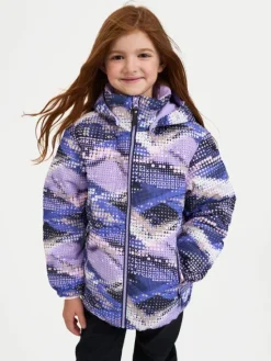 Reima Kurtka puchowa Fossila 5100058C Fioletowy Regular Fit