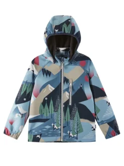 Reima Kurtka softshell Vantti 5100009D Granatowy Regular Fit