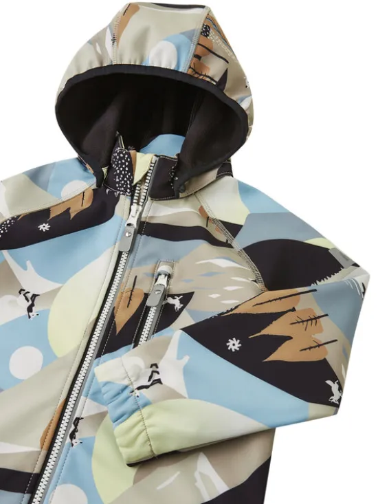 Reima Kurtka softshell Vantti 5100009D Beżowy Regular Fit