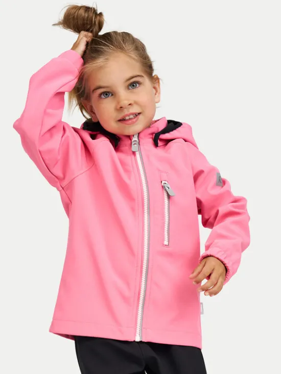 Reima Kurtka softshell Vantti 5100009C Różowy Regular Fit