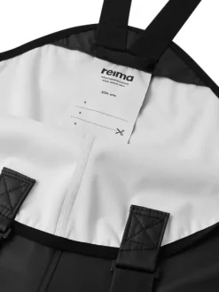 Reima Spodnie przeciwdeszczowe Lammikko 5100026A Czarny Regular Fit