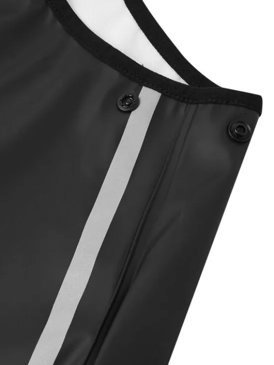 Reima Spodnie przeciwdeszczowe Lammikko 5100026A Czarny Regular Fit