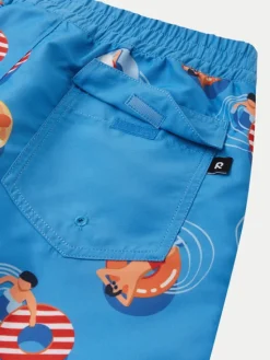 Reima Szorty kąpielowe Papaija 5200155B Niebieski Regular Fit
