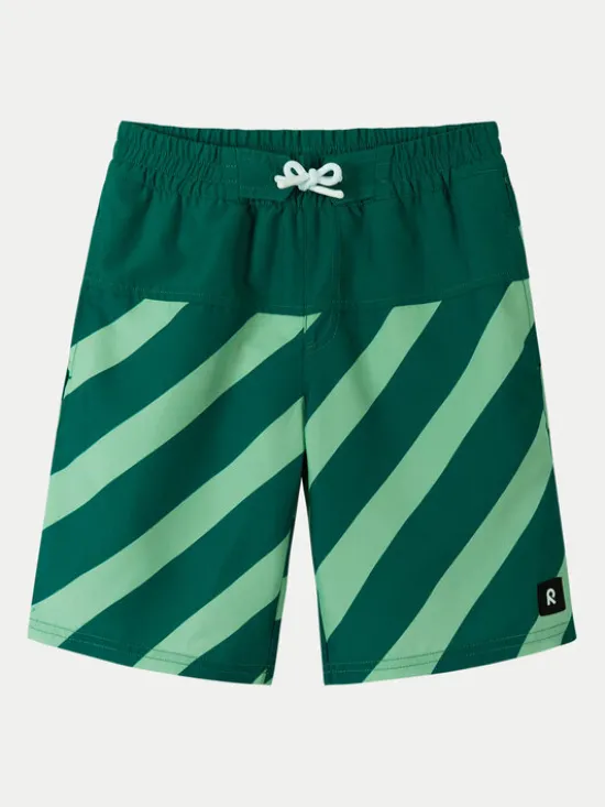 Reima Szorty kąpielowe Papaija 5200155B Zielony Regular Fit